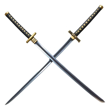 Famous Katana, full length chinese names on blade. sticker