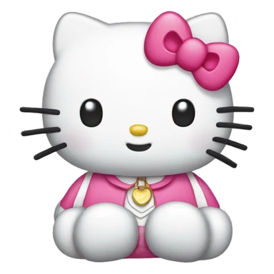 Happy hello kitty sticker