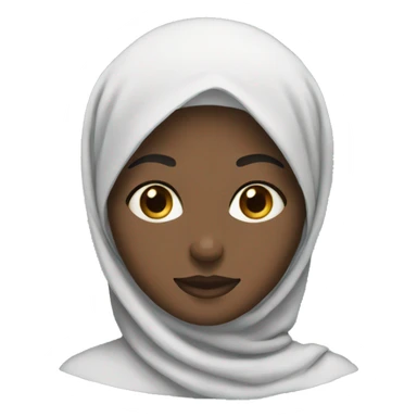 Black Hijabi sticker
