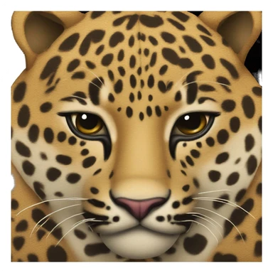 Un corazón con manchas de leopardo  sticker