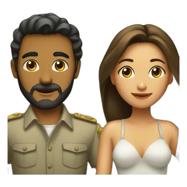 Adan y eva en el paraíso sticker