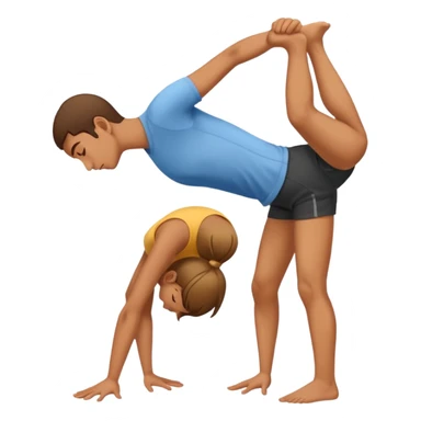 bending backwards sticker