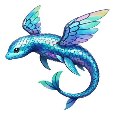 Elemental Flying-type-Water-type natural Pokémon-Fakémon-creature sticker
