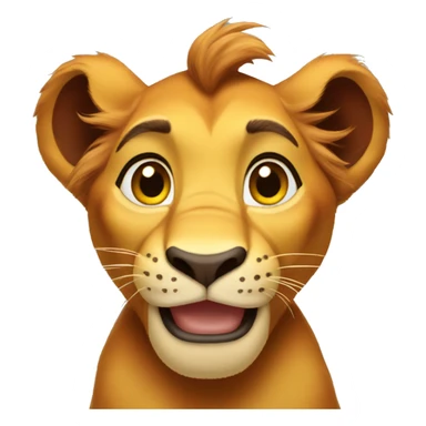 Simba lion king sticker
