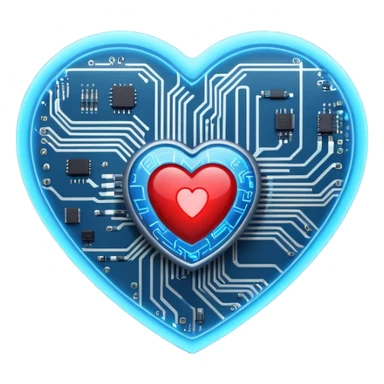 internet security heart sticker