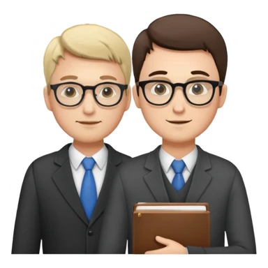 male teacher helping student sticker