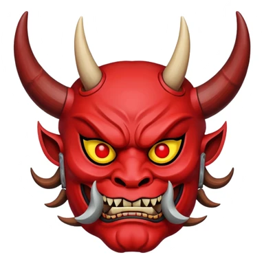 Oni Mask sticker