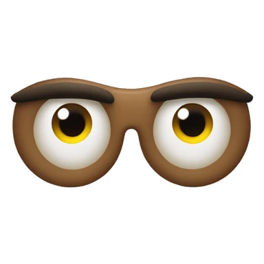 eyes sideways emoji sticker