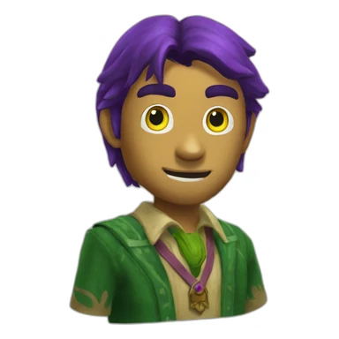 Zelda majoras happy mask salesman sticker