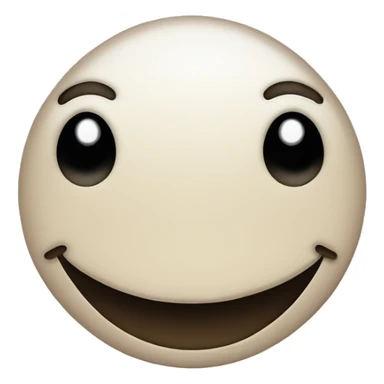 Smile face with dimple in it sticker