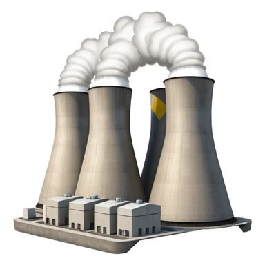 realistic nuclear power plant sticker