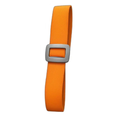 orange belt sticker