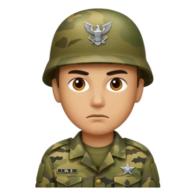 Militaire  sticker