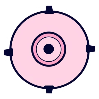 Pink setting gear sticker