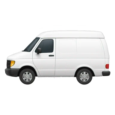 a white van sticker
