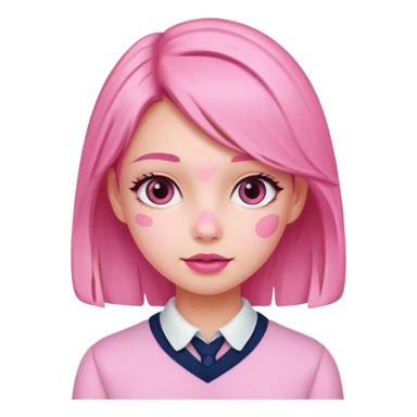 Cute preppy and pink sticker