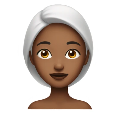 Girl doing her skincare sticker