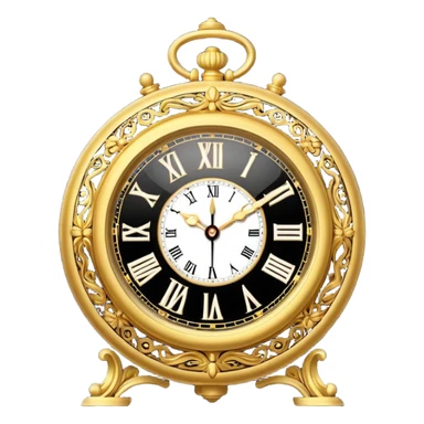 Clock strike 12 midnigh arive sticker