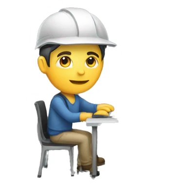 software developer with computer sticker