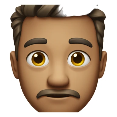 Side eye disgust look sticker