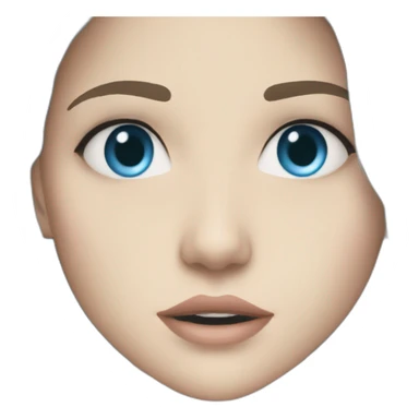 Emma Blue is the warmest color sticker