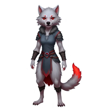 ESO Female werewolf full body sticker