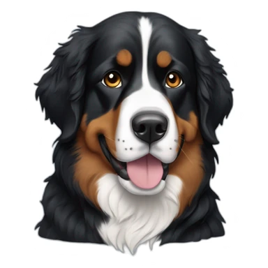 Bernese mountain dog snow patrol sticker