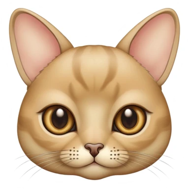 Кошка британская золотая шиншилла с большими глазами  sticker