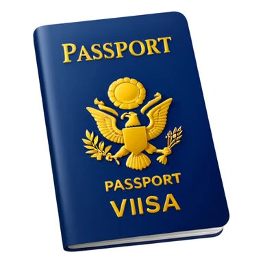 passport and visa sticker