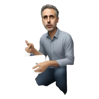 Jordan Peterson cleaning his room sticker