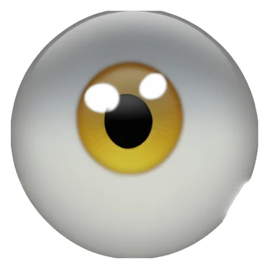 white eye roll sticker