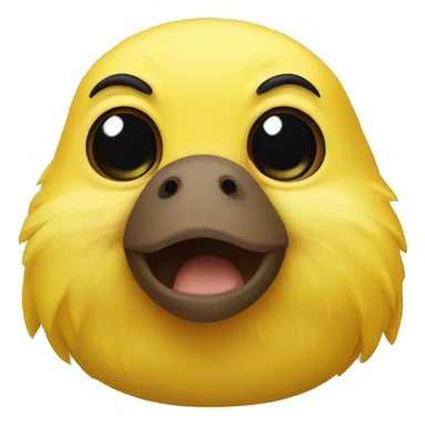 Yellow Canary and beaver 🦫  sticker