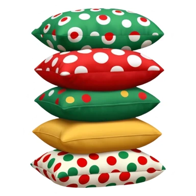 Xmas Stack pillow no face sticker