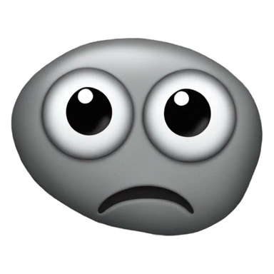 realistic rock with plastic googly eyes "Everything Everywhere All At Once" --No Mouth sticker