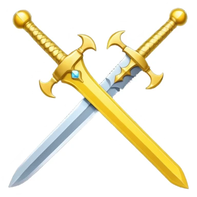 yellow sword cute  sticker