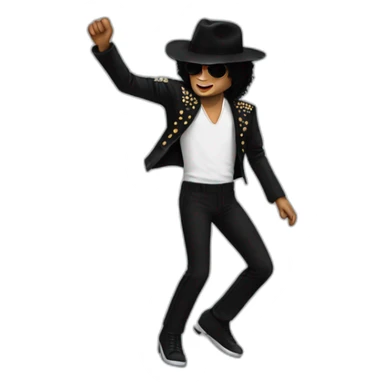 Michael Jackson moonwalk sticker