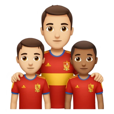 PEDRI Gavi and Lamine Yamal Spain t -shirt uros 2024 sticker