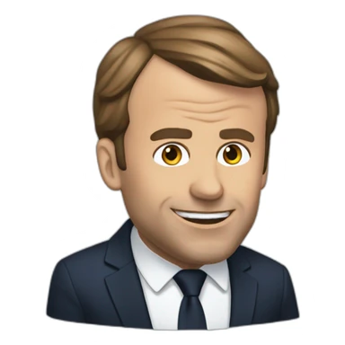 macron tete qui explose sticker