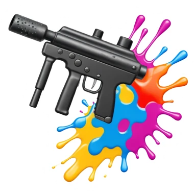 paintball-gun-splatter sticker