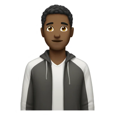 White man with dark hair Tired of school wants to sleep sticker