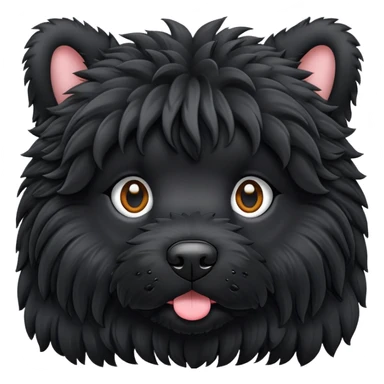 Puli dog head sticker
