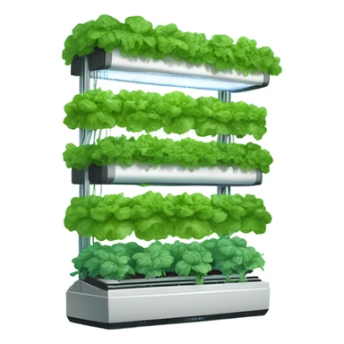 vertical hydroponic veggie garden sticker