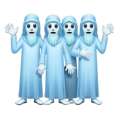 Hitchhiking ghosts sticker