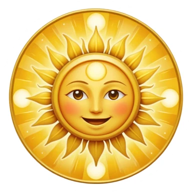 19 аркан таро - сонце - в повний зріст sticker