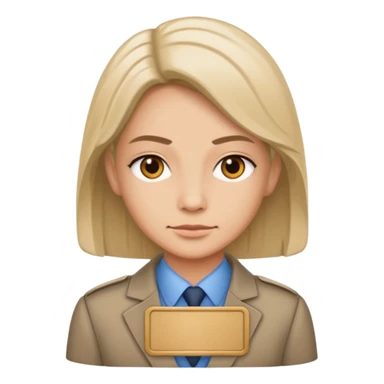 civilian juror with nametag sticker