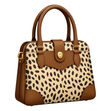 leopard print bag sticker