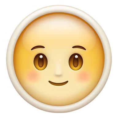 white albumen sticker