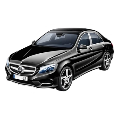 Mercedes-Benz luxury car sticker