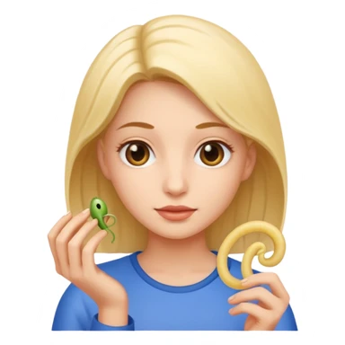 The combination of Elina and roundworm sticker