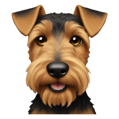 welsh terrier without moustache  sticker